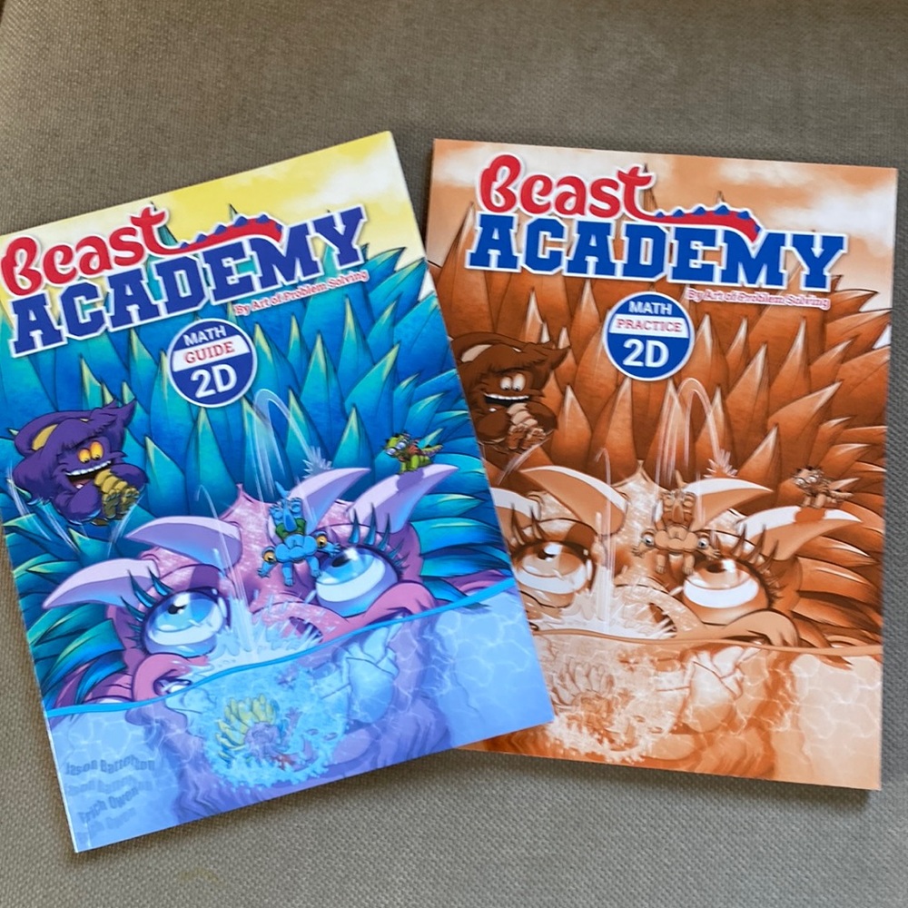 NWOT Beast Academy Guide and Practice Workbooks